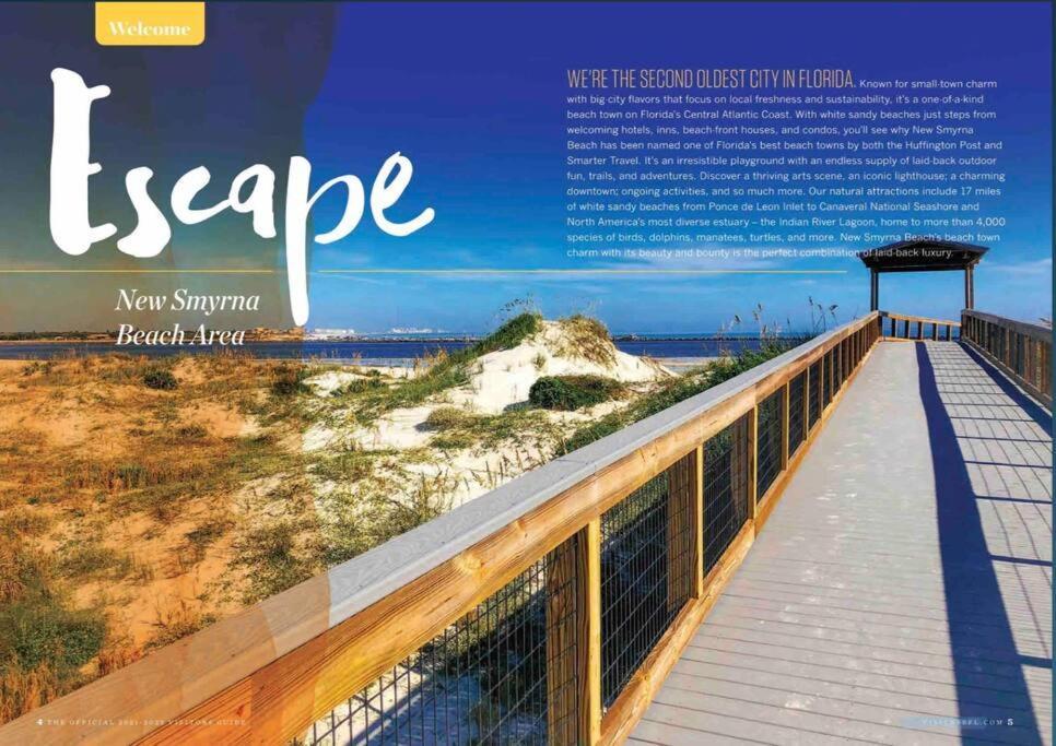 Zen Beach Retreat - Ocean View Townhouse -No Drive Beach New Smyrna Beach Eksteriør bilde