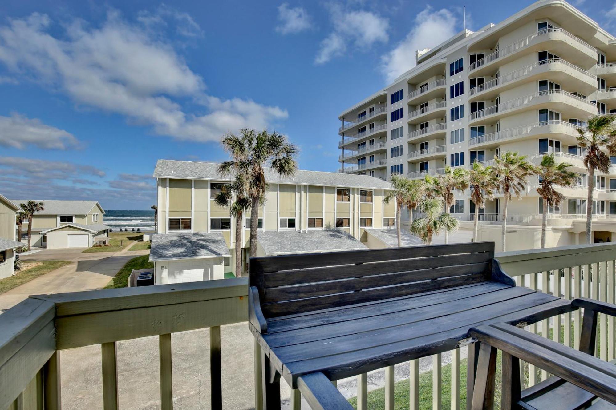 Zen Beach Retreat - Ocean View Townhouse -No Drive Beach New Smyrna Beach Eksteriør bilde