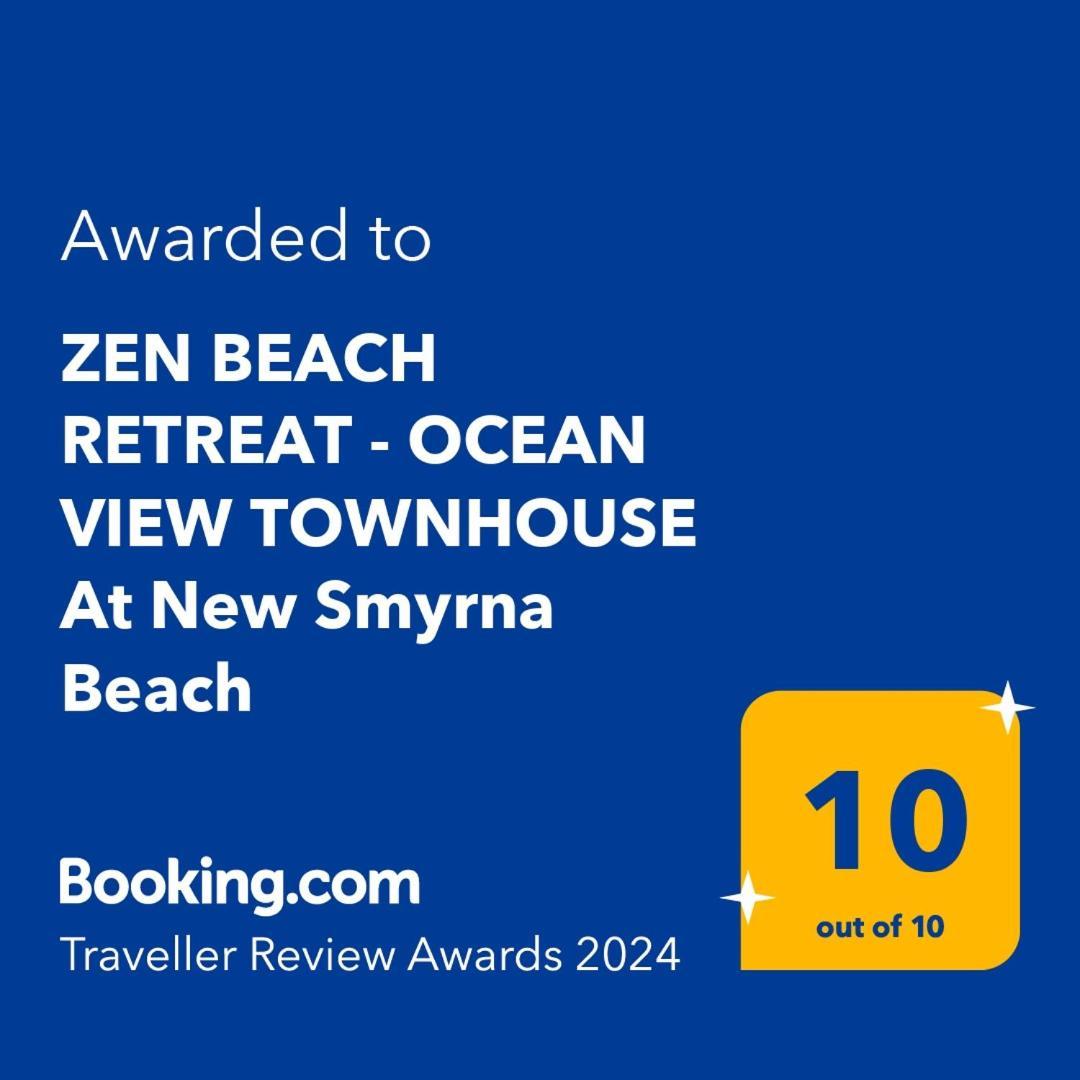 Zen Beach Retreat - Ocean View Townhouse -No Drive Beach New Smyrna Beach Eksteriør bilde